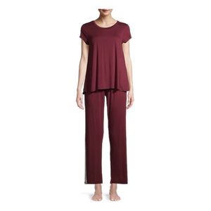 Maternity Nurture by Lamaze Nursing Short Sleeve Pull-Away Pants Set Sz S